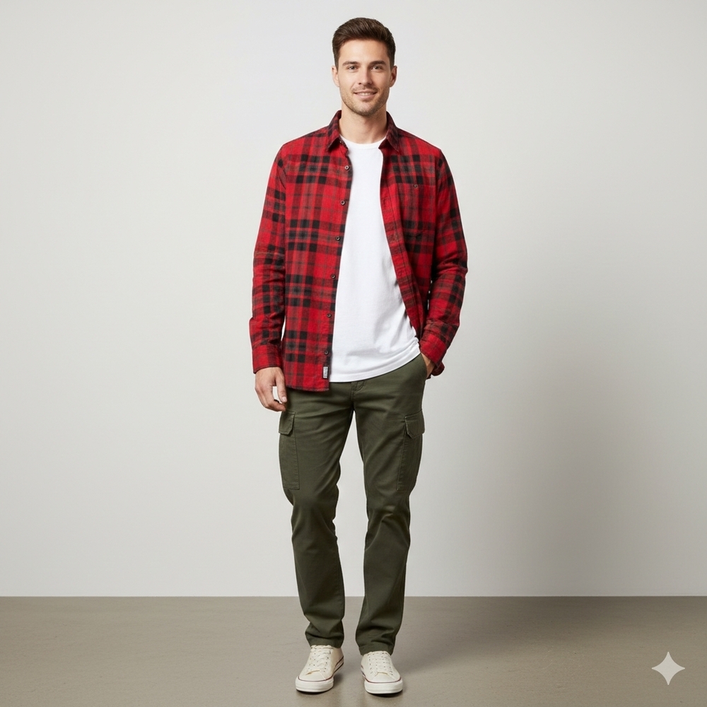 UNDER ARMOUR - Plaid Button down
